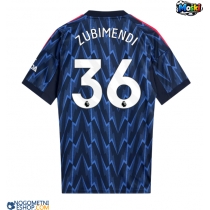 Moški Nogometni dresi Arsenal Martin Zubimendi #36 Gostujoči 2025-26 Kratek Rokav